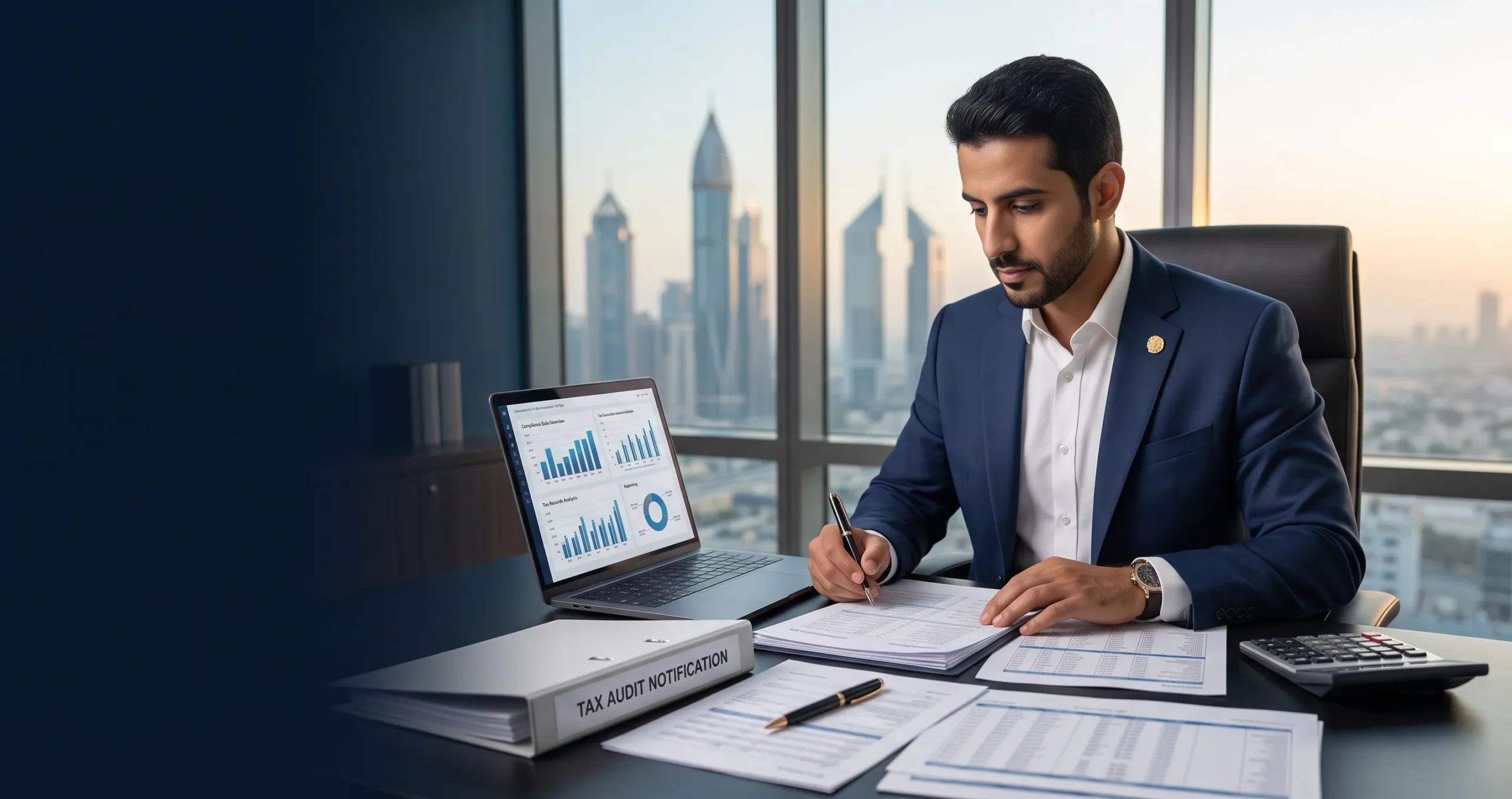 إشعار تدقيق ضريبي من الهيئة في الإمارات